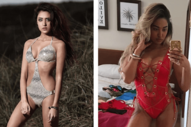 Zahida Allen toned curvy swimsuit body surgery